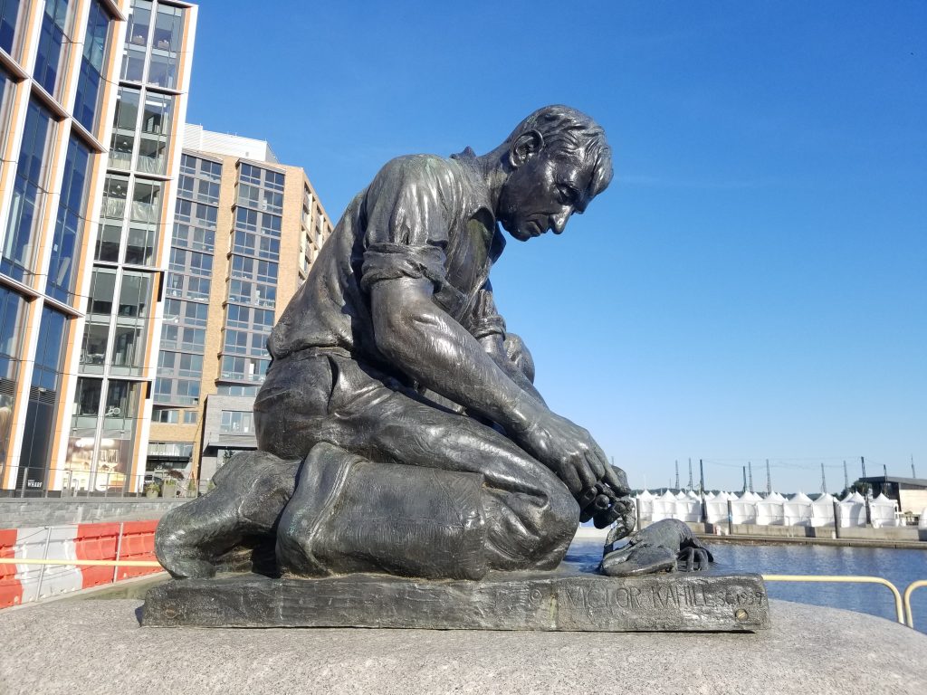 Lobsterman Memorial at the Wharf in Washington, D.C.