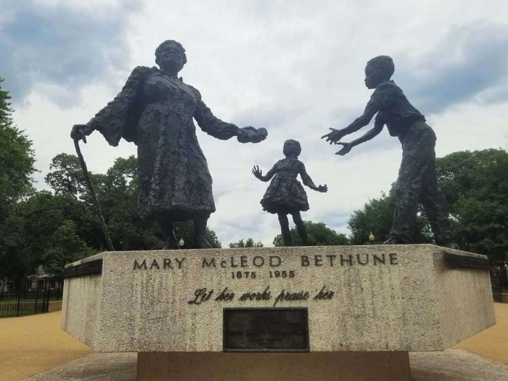 Mary McLeod Bethune Memorial in Lincoln Park, NE, Washington, D.C.