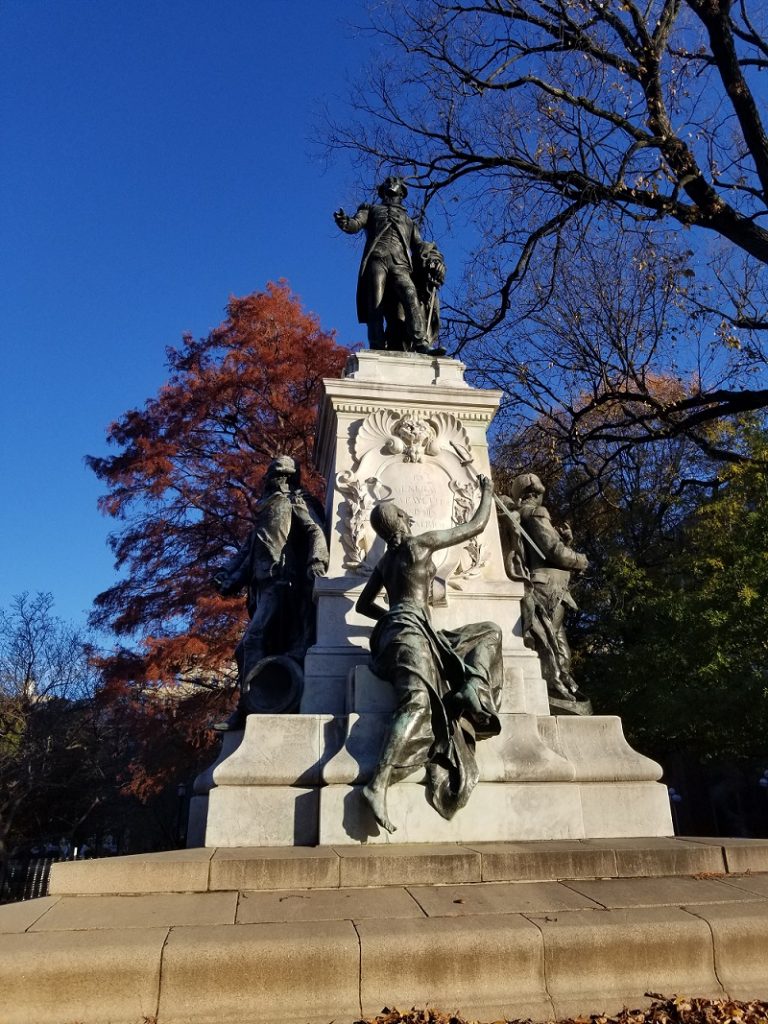 Lafayette Statue front