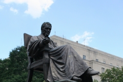 Marshall statue side view
