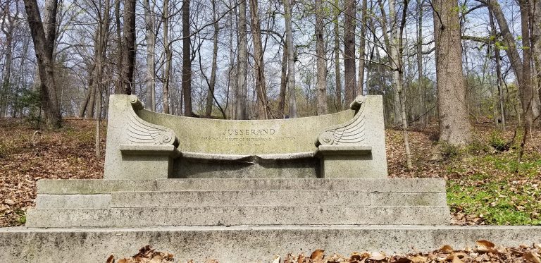 Jusserand bench memorial